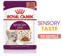 Royal Canin Sensory Taste Gravy - Szószos felnőtt macska nedves táp fokozott íz élménnyel (48 x 85 g) 4.08kg
