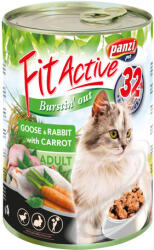 Panzi FitActive Cat Adult Goose & Rabbit with Carrot (24 x 415 g) 9.96kg