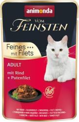 Animonda Vom Feinsten Feines mit Filets marhás és pulkyafilés macskaeledel alutasakbna (18 x 85 g) 1.53kg