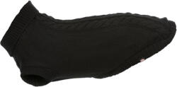 TRIXIE Kenton kutyapulóver fekete színben (XS | Nyakkörméret: 26 cm | Haskörméret: 38 cm | Háthossz: 30 cm)