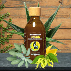 Zooro Skunk Deodorizer - 100% természetes, vegán kutyasampon "bűzös borzoknak" 200 ml