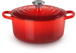 Le Creuset Signature 24cm Öntöttvas főzőedény - Piros (21177240602430)