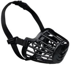 TRIXIE Műanyag szájkosár méret M 22 cm fekete