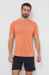 Mizuno tricou de alergare Impulse culoarea portocaliu, melanj, J2GAA519 9BYX-TSM1C5_23X