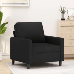 vidaXL Fekete Bársony Fotel - 60 cm (359184)
