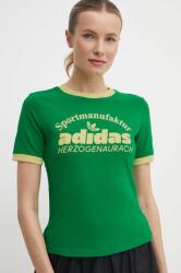 Adidas tricou femei, culoarea verde, IR6084 PPYH-TSD1BR_77X