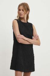 ANSWEAR rochie culoarea negru, mini, evazati BMYH-SUD02A_99X