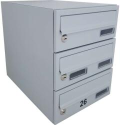  M26 Moduláris Postaláda Tömb - 5 Postaláda - Antracit