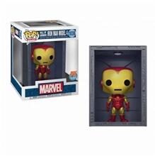 Funko ! Deluxe: Marvel Hall of Armor: Iron Man Model 4 (Metallic) (PX Previews Exclusive) #1036 Bobble-Head Vinyl Figure