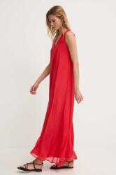 ANSWEAR rochie culoarea rosu, maxi, evazati BMYH-SSD01K_33X