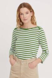 Benetton longsleeve din bumbac culoarea verde PPYH-BUD05G_77X (3OA6E16A1)