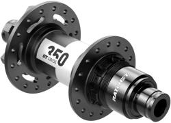DT Swiss 350 hátsó kerékagy, 28H, tárcsafékes (6 csavaros), átütőtengelyes (12x142 mm), SRAM XD kazettával, 263g, fekete