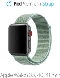 FixPremium - Nylon Curea pentru Apple Watch (38, 40 & 41mm), turcoaz