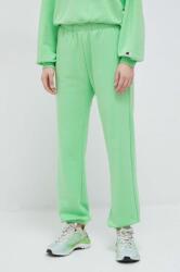 Champion pantaloni de trening culoarea verde, neted PPYX-SPD0TR_76X