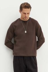 Universal Works hanorac de bumbac CLASSIC CREW SWEATSHIRT bărbați, culoarea maro, uni, 29604 9BYX-BLM1J0_89X