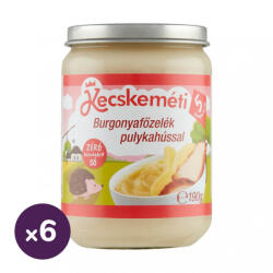 Kecskeméti burgonyafőzelék pulykahússal, 5 hó+ (6x190 g)