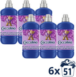 Coccolino Purple Orchid & Blueberries öblítőkoncentrátum (6x1275 ml) - pelenka