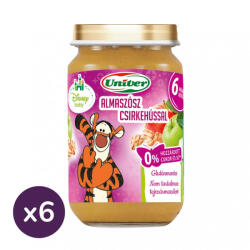 Univer INGYENES SZÁLLÍTÁS - Univer almaszósz csirkehússal, 6 hó+ (6x163 g)