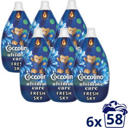 Coccolino Fresh Sky ultrakoncentrált öblítő (6x870 ml)