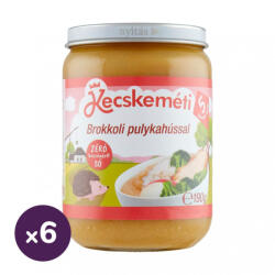 Kecskeméti brokkoli pulykahússal, 5 hó+ (6x190 g)