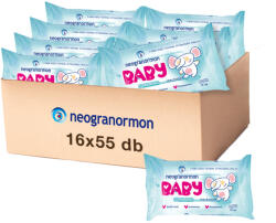 Neogranormon Sensitive nedves törlőkendő 16x55 db