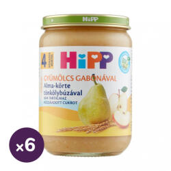 Hipp BIO Körte-alma tönkölybúzával, 4 hó+ (6x190 g)