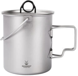 SilverAnt Titanium cană 750 ml cu capac