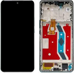 Huawei Honor Magic5 Lite 5G (2023), RMO-NX1, RMO-NX3, Honor X9a előlap keret, lcd kijelző és érintőpanel, zöld, emerald green (Same size OLED)