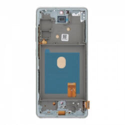 Samsung G780, G781 Galaxy S20 FE 4G és 5G előlap keret, lcd kijelző és érintőpanel, fehér (Same Size OLED)