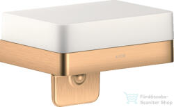 Hansgrohe AXOR UNIVERSAL SOFTSQUARE folyékonyszappan-adagoló, szálcsiszolt bronz 42819140 (42819140)