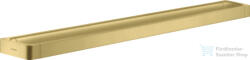 Hansgrohe AXOR UNIVERSAL SOFTSQUARE 89, 4 cm-es törölközőtartó, szálcsiszolt sárgaréz hatású 42833950 (42833950)