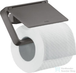Hansgrohe AXOR UNIVERSAL Softsquare fedeles wc papír tartó, szálcsiszolt fekete króm 42836340 (42836340)