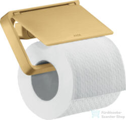 Hansgrohe AXOR UNIVERSAL Softsquare fedeles wc papír tartó, szálcsiszolt arany hatású 42836250 (42836250)
