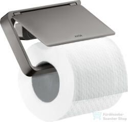 Hansgrohe AXOR UNIVERSAL Softsquare fedeles wc papír tartó, polírozott fekete króm 42836330 (42836330)