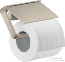 Hansgrohe AXOR UNIVERSAL Softsquare fedeles wc papír tartó, szálcsiszolt nikkel 42836820 (42836820)
