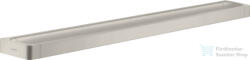 Hansgrohe AXOR UNIVERSAL SOFTSQUARE 89, 4 cm-es törölközőtartó, rozsdamentes acél hatású 42833800 (42833800)