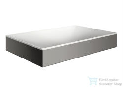 Hansgrohe AXOR SUITE 60x40 cm-es pultra ültethető mosdó csaplyuk nélkül, matt fehér/polírozott fekete króm 42004330 (42004330)