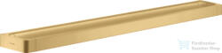 Hansgrohe AXOR UNIVERSAL SOFTSQUARE 89, 4 cm-es törölközőtartó, szálcsiszolt arany hatású 42833250 (42833250)