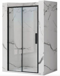 Rea Rapid Slide Univerzális tolózuhanyajtó 160x195 cm átlátszó üveggel, fekete profilszín REA-K6406 (REA-K6406)