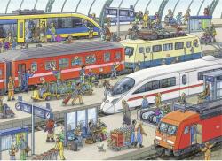 Ravensburger Puzzle Statie De Tren, 60 Piese - Ravensburger (rvspc09610)