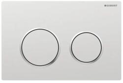 Geberit Omega20 működtetőlap, 2 mennyiséges, matt króm easy-to-clean bevonat/fényes króm 115.085. JQ. 1 (115.085.JQ.1)