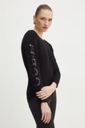 GUESS pulóver MAEVE könnyű, női, fekete, W4YR34 Z2NQ2 - fekete XS