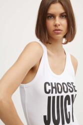 Juicy Couture top CHOOSE JUICY VEST női, fehér, JCGLV224005 - fehér XS