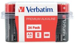 Verbatim Baterii Verbatim, Alkaline, Aa, 24 Buc, 49505