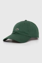 Lacoste pamut baseball sapka zöld, nyomott mintás - zöld Univerzális méret - answear - 21 990 Ft