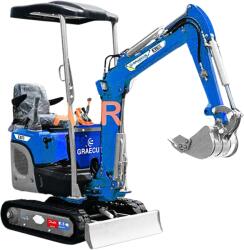 Graecus Miniexcavator EB10-PRO, 1.15 Tone, 10 CP, Motor Koop KD192, Diesel Graecus (10000408)