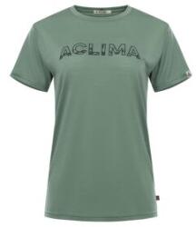 Aclima LightWool Tee Logo Women Tricou cu mânecă scurtă Aclima Dark Ivy M