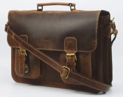 monarchy Diego férfi bőr pull-up dupla rekeszes aktatáska 40x28cm (M-06422-7T)