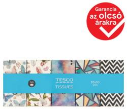 Tesco papír zsebkendő 3 rétegű 10 x 10 db