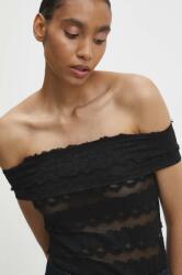 ANSWEAR body fekete, női, mintás - fekete S/M - answear - 6 390 Ft